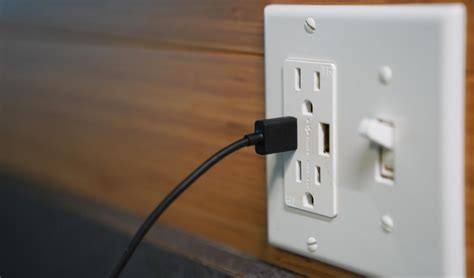 replace outlet with usb